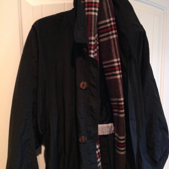 Kenneth Barnard Mens Black Trench M - Picture 4 of 7